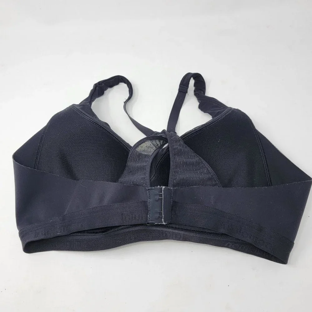 Lululemon 32B Black Criss Cross Straps‎ Back Closure Women's Bra